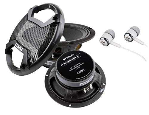 New Pair of Orion Cobalt CM65 1000 Watt 4-Ohm Loud Car Audio High Efficiency Mid-Range Speakers