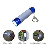 Mini Focus Flashlight Camp lamp Table lamp，Small Bright Waterproof by AA Battery, Nice for EDC,Dog Walking,Reading,Sleep,Camping,Hiking, Emergency.