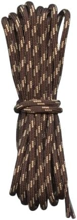 Hiking Boot Laces- Brown with Cream flecks - 3/16" diameter