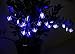 Velice Battery Operated LED Fairy String Lights 20 Blue Bat Lights Halloween Christmas Decoration Lights (Blue Bat)