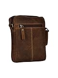 Adam Burke Leather Crossbody Pouch Messenger Travel