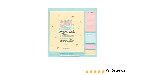 Mr. Wonderful woa09318fr calendario magnético para el nevera ...