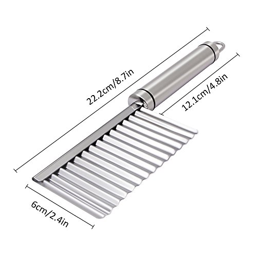 Abtong Crinkle Cut knife Stainless Steel Crinkle Cutting tool Fruit And