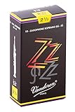 Vandoren SR4025 Soprano Sax ZZ Reeds Strength 2.5; Box of 10