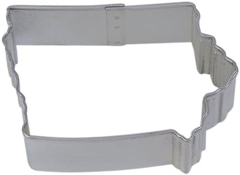 States OTBP State of Iowa Cookie Cutter 3 Inch –Tin Plated Steel Cookie Cutters – State of Iowa Cookie Mold