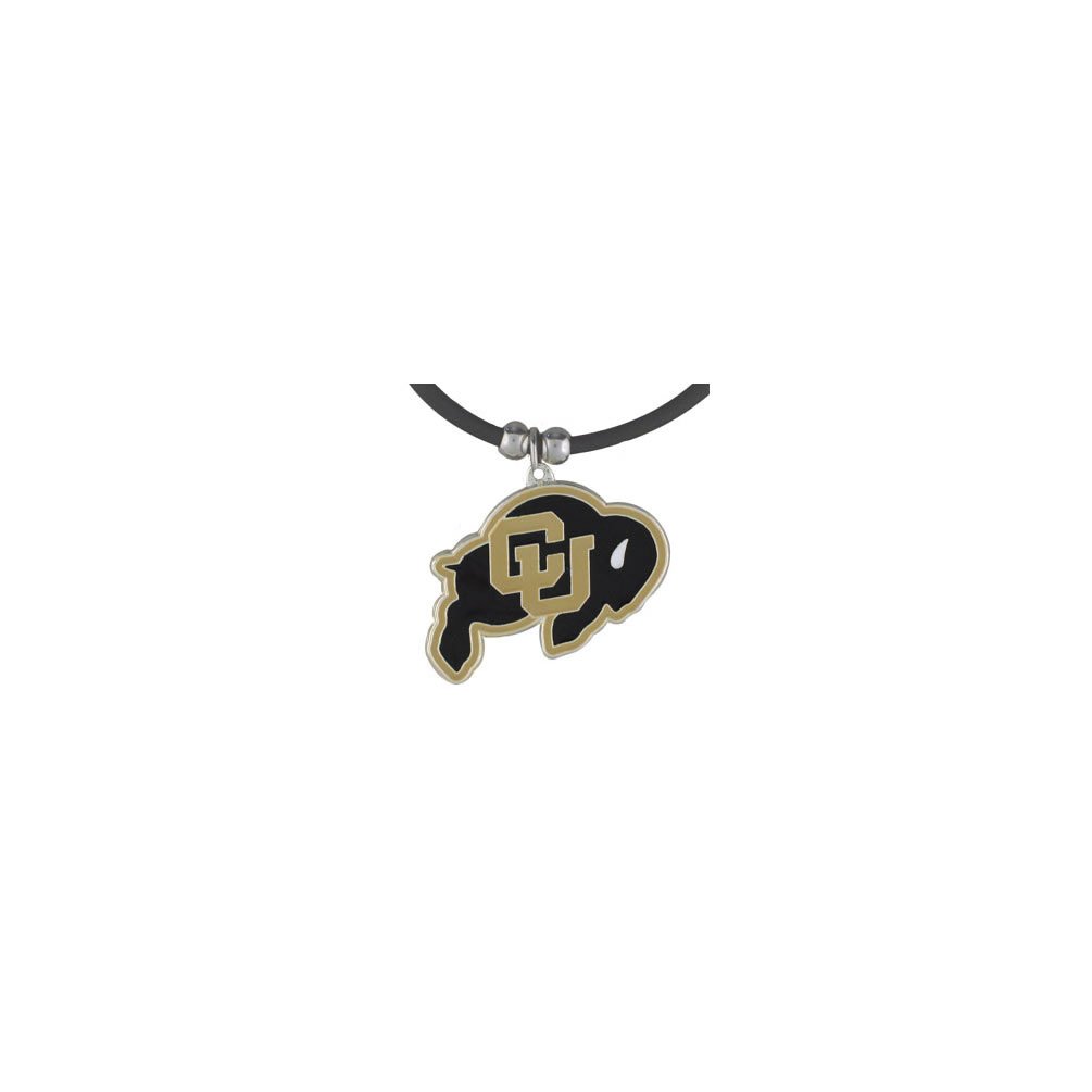 NCAA Colorado Golden Buffaloes Rubber Cord Necklace