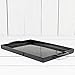 Zak Designs Large Rectangle Meeme Melamine Serving Tray, Easy to Hold with Modular Design, Perfect Kitchen Dinnerware for Indoor/Outdoor Activities