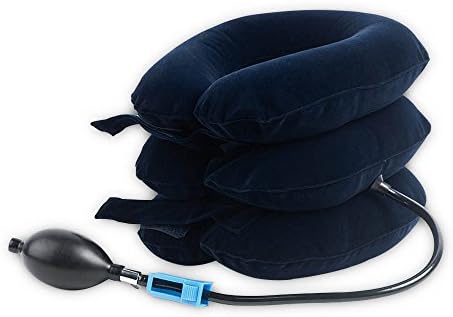 Inflatable Cervical Neck Traction Device with Adjustable Size, Reduce Neck Pain Effective and Instant Relief for Chronic Neck and Shoulder Pain