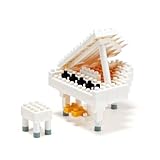 Nanoblock Grand Piano - White