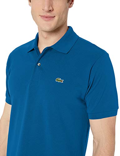lacoste electric blue polo