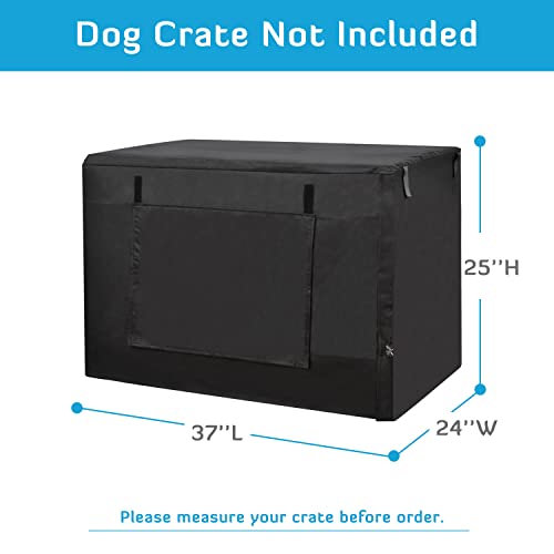 HONEST OUTFITTERS Dog Crate Cover 36 Inch Kennel for Medium Dog, Heavy