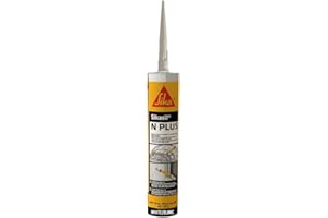 Sikasil N-Plus US, Black, Non-Sag Neutral-Cure Silicone Sealant, General-Purpose Silicone Assembly Sealant, Bonds to Most Sub
