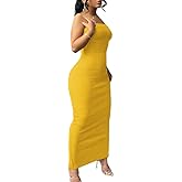 Nimsruc Women Summer Bodycon Tube Maxi Dress Strapless Casual Party Long Dresses Sexy Sundresses