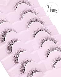 Onlyall Natural Lashes Wispy Lashes Natural Look