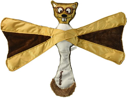 Doggles TYPESQ16 Pentapulls Flying Squirrel Dog Toy, 11