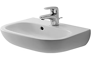 Duravit 070545 Wall Mounted Sink, Medium, White