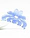 Prettyou Hair Clips 2.75 Inches Banana No-Slip Effortless Colorful Small Size Flower Claws Barrettes for Women, Pack of 4