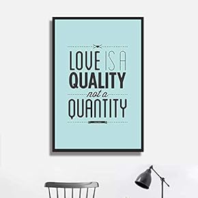 Framed Canvas Wall Art for Living Room, Bedroom Quotes Canvas Prints for Modern Home Decoration Ready to Hang - 16"x24" inches