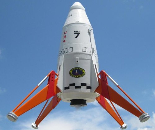 CHDENUO Semroc Flying Model Rocket Kit Mars Lander