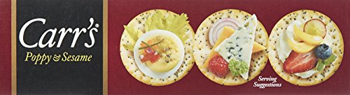 CARRS CRACKER POPPY & SESAME, 6.5 OZ, 12 pack - Thumbnail 2