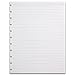 Levenger Circa Full-Page 1/4 Inch Ruled Discbound Paper Refill, Disc Notebook and Planner Inserts, 300 sheets, Letter
