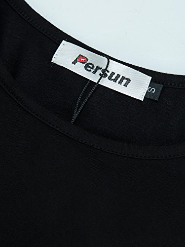 PERSUN Women's Sleeveless Basic Crop Tank Top 2 Pack