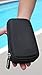 CASEBUDi Tough Travel Case - Mini - Black | Organize Accessories and Small Electronics | Sturdy, Stylish, Ballistic Nylon, Impact Protection for Travel or Storage