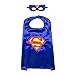 Hasaker Comics Cartoon Hero Holiday gift Dress Up Satin Cape with Felt Mask Costume 5pcs
