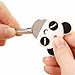 SFamily Cartoon ID Identity Key Ring Assorted Plastic Sleeve Cap Set of 6 (Random Colors)