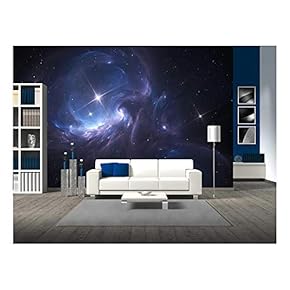 Space Nebula Cloud of Gas and Dust Blocks...