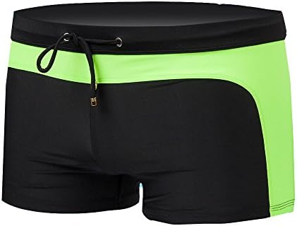 TULIPTREND Mens Shorts Fashion Sports Swimwear Square Cut Plus Size