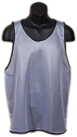 UTA 12 Team White Scrimmage Vests Pinnies Soccer Adult