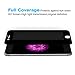 GLASS-M Privacy Screen Protector for iPhone 6s/iPhone 6, Edge to Edge Full Cover Tempered Glass Screen Protector Film, 9H Hardness Case Friendly Protection Shield - Black