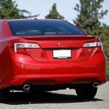 12-14 Toyota Camry Sedan 4 Doors Unpainted Rear Spoiler Lip Type OE Style Screw (CZJ-TY033)