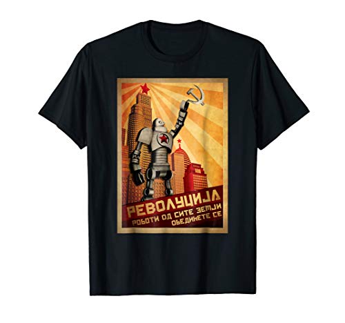 Comrades Of Steel - Robo Soviet Vintage Union USSR T-Shirt