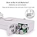 Awekris Sewing Machine Handheld Mini Quick Stitch Manual Sewing Machine Portable, Electronic Handy Sewing Machine Home Travel Kids