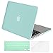 MOSISO Case Only Compatible with MacBook Pro Retina 13 inch (Models: A1502 & A1425) (Older Version Release 2015 - end 2012), Plastic Hard Shell Case & Keyboard Cover & Screen Protector, Mint Green