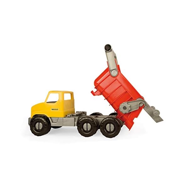 Wader 32605 - City Truck Kipper mit Griff und arretierbarer Kippmulde, Spielzeugauto ab 3 Jahren, ca. 50 cm, ideal als… – Bild 3