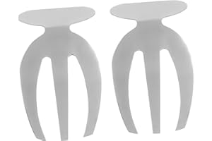 MOLUCKFU Stainless Steel Salad Claws Serving Forks 2pcs Sturdy Home Salad Server and Vegetable Serving