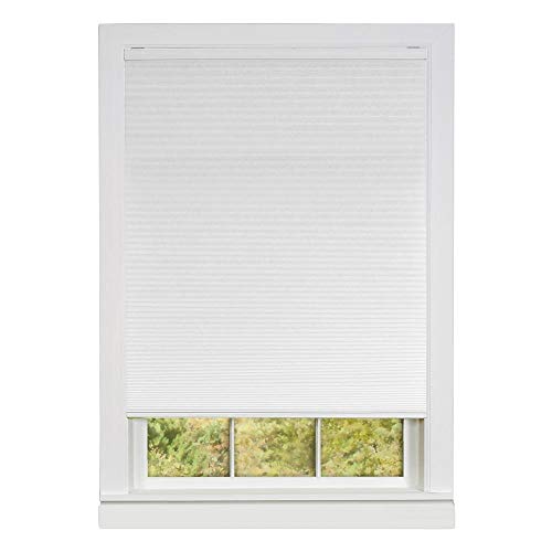 Achim Home Furnishings Honeycomb Pleated Cordless Window Shade, 31 by 64-Inch, White - Thumbnail 2