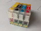 Brand F-INK@ T200 Full Refillable Ink Cartridge For Epson XP-100 XP-200 XP-300 XP-400 XP-310 XP-410 WF-2510 WF-2520 WF-2530 WF-2540 printers 4pcs