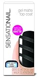 SensatioNail .25floz Gel Matte Top Coat 73010 Clear