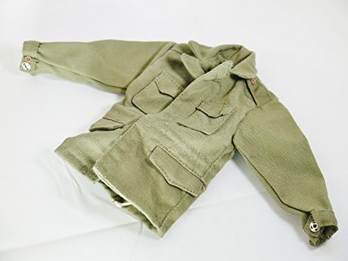 1/6 Scale Dragon Action Figure Accessory US Army Uniform Solider Jacket / Coat Green Color Fit for 12" Figure