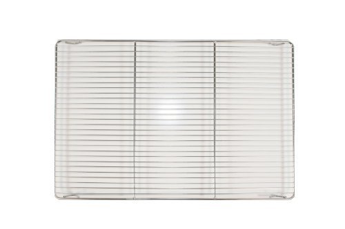 Paderno World Cuisine 23 5/8 Inch by 15 3/4 Inch by 1 Inch Stainless-steel Cooling Rack with Feet by Paderno World Cuisine