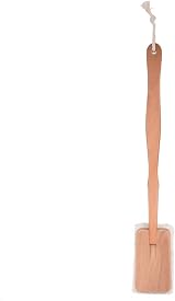 minkissy Natural Loofah Bath Brush Long Handle Exfoliating Shower Scrubber for view 6