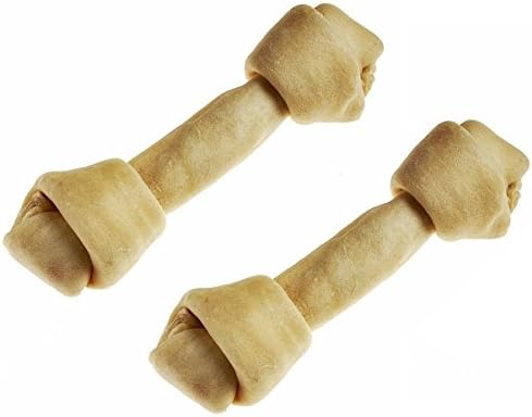 (2 Pack) Tasmans Bison Rawhide Large Bones, 9-10 Inches each