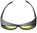 Global Vision Escort Safety Glasses Fits Over Most Glasses Yellow Lenses
