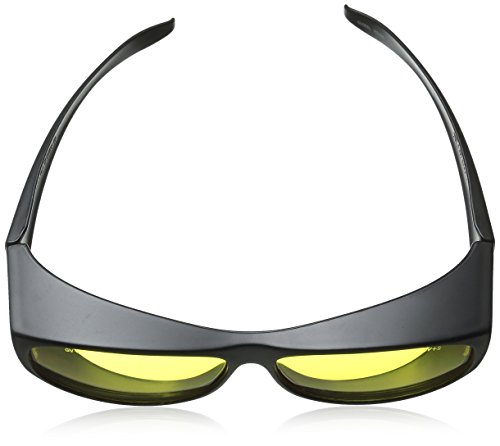 Escort Safety Glasses Fits Over Most Prescription Eyewear Yellow Lenses