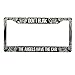 Doctor Who License Plate Frame - Don't Blink Weeping Angel Design 6.25