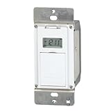 Intermatic EJ500C EI500WC in-Wall Electronic Timer, White